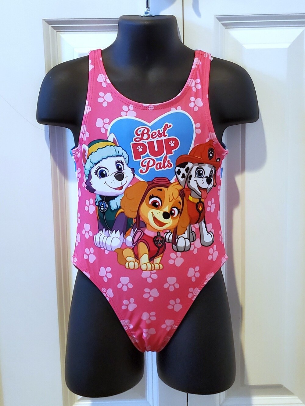 Nickelodeon's Paw Patrol Toddler Girls Swimsuit With Decorative Tie Feature